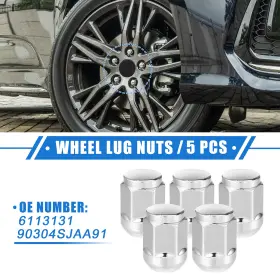 No.90304sjaa91 Uauto1 90304sjaa91/6113131 5 Pc M14 X 1.5 Wheel Lug Nuts For Honda Civic 2017-2021 No.90304sjaa91/6113131