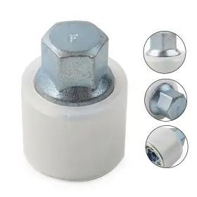 Uiem 4 423987252888 Locking Lock Wheel Nut Key Bolt Letter F Chrome-molybdenum Steel For Audi New Us