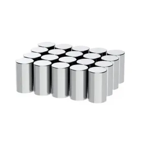10013 United Pacific Wheel Lug Nut Cover Set 33mm X 1 1/2 Inch Chrome Plastic