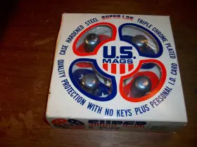 012rl Us Mags Nos 1973 Super Lok 1/2 Inch Locking Lug Nut Set With Socket Mib #012rl Man Cave