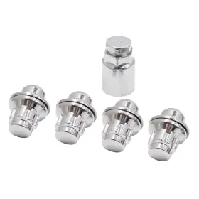 Uxcell 714998516633 4 In 1 M12 X 1.5 Car Wheel Rim Tuner Anti-theft Lock Lug Nuts Key For Toyota