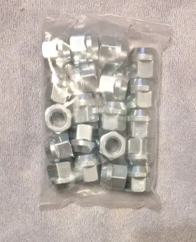 Vw-ln-3121chr-20 Venum 20pcs Open 12x1.5 Lug Nuts 0.64 Inch Tall Taper Cone 19mm 3/4 Hex Silver #611