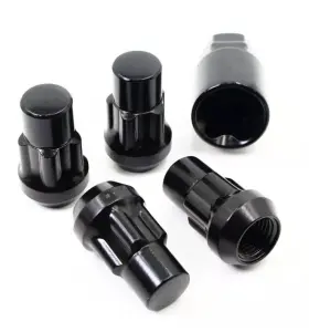Vpe-141515acbk Veritek Performance 4 1.5 Inch 14x1.5 Black Wheel Locks For Aftermarket Wheels