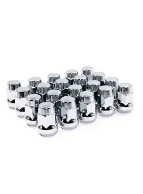 Vpe-1707s Veritek Performance Set 20 12x1.5 Chrome Acorn Tuner Lug Nuts For Ford Fusion Focus Escape Mkc Mkz