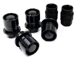 Vpe-45700n2bk Veritek Performance Set Of 4 Black Oe Style Wheel Locks 12x1.5 2 Keys For Toyota 45700n2bk