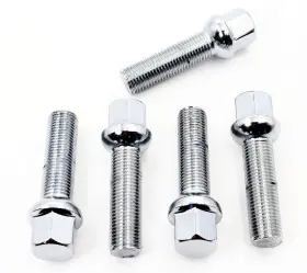 Vtk-1415mb45lkch Veritek Performance 20pcs 14x1.5 45mm 2.75 Inch Chrome Wheel Locks Ball Seat For Mercedes Factory Wheels