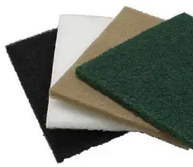 416-54187 Virginia Abrasives 809916021440 5 Pack - 12x18x1 Wht Thick Pad