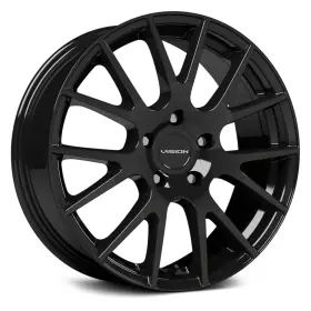 18a4549gb38 Vision 18 Hellion Wheel 14x5.5 38 4x100 73.1 Black Single Rim