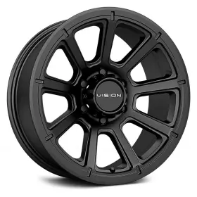 353-2981mb12 Vision 353 Turbine Wheel 20x9 12 8x165.1 125.2 Black Single Rim
