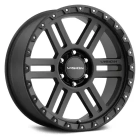 354-8965sb12 Vision 354 Manx 2 Wheels 18x9 12 5x114.3 83 Black Rims Set Of 4