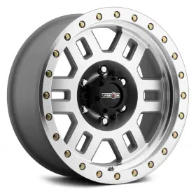 398blz7881umfmr-15 Vision 398 Manx Beadlock Wheels 17x8.5 -15 8x165.1 Machined Rims Set Of 4
