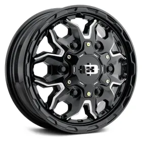 410-6663gbms45 Vision 410 Korupt 6 Wheels 16x6.5 45 6x130 84 Black Rims Set Of 4