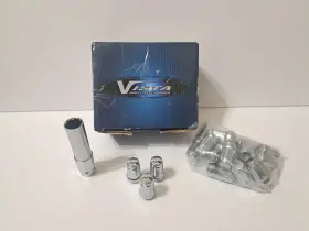 Dpc55015s Vista Wheel Accessories 12x1.5 Bulge Acorn Spline Lug Nuts 1.38 Inch 5 Install Kit Chrome 20 Lugs