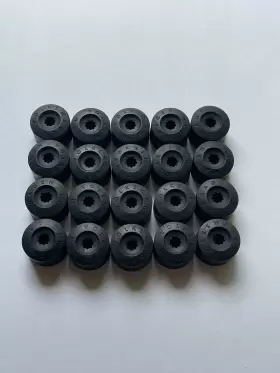 1k0-601-173-9-b9 Volkswagen Covers For Lug Bolts Oem 17mm 20 Caps Locking Bolt