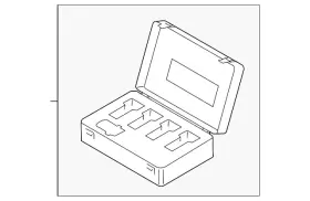 2h0-698-137-a Volkswagen Genuine Wheel Lock Kit