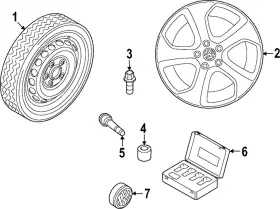 Wht-001-814 Volkswagen Genuine Wheel Lock Kit