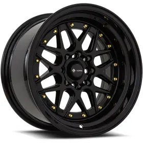 Vr0715708h35bk Vors 15x7 Black Wheel Vr7 4x100 4x4.5 35