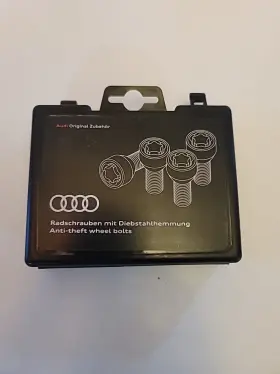 4l0071455 Vw Audi New Genuine Wheel Locks Lock Set With Key Oem For Q7 And Q8