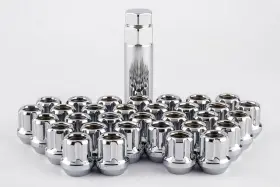 W1012sto-32 Wca Set 32 1/2 Inch X20 Open End Spline Tuner Lug Nut 3/4 Hex 2 Truck Lugs Nuts
