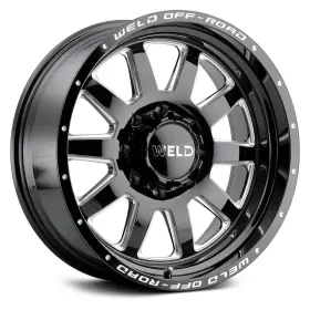 W10200082476 Weld Off-road Stealth W102 Wheels 20x10 -18 8x165.1 Black Rims Set Of 4