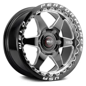 S90970084p25 Weld Performance S909 Ventura 6 Beadlock Wheel 17x10 25 6x139.7 Single Rim