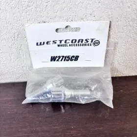 W2715cb West Coast Accessories - Wheel Lug Nuts Pair Of Two Chrome