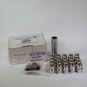 W5514se West Coast Wheel Accessories 20 Piece Spline 14x1.5 Lug Nuts Lock Nos