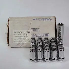 W55175st West Coast Wheel Accessories 20 Pc 12x1.75 Spline Lug Nuts Lock Nos