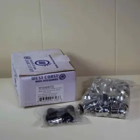 16x1.8rht West Coast Wheel Accessories W5596sto 20pc 9/16x1.8rht Spline Lug Nuts Lock Nos