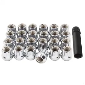 M14x1.5 Wheel Accessories Parts 20k648 24 Pcs 14x1.5 Thread Open End Bulge Acorn 25m