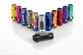 32906g Wheel Mate Muteki Sr48 Open End Lug Nuts - Green 12x1.50 48mm