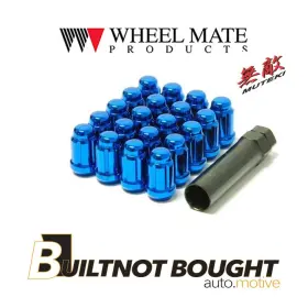 41885u Wheel Mate Blue Closed End Lug Nuts Muteki 12x1.25 Spline Drive Key
