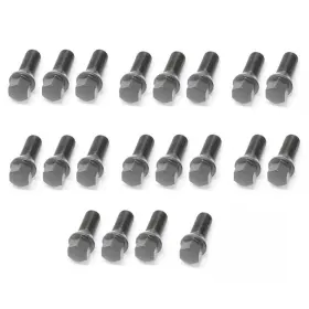 Tlx-whm40592b-cl360a70 Wheel Mate Lug Bolt Mevius Series M14x1.25 40mm Set Of 20 Cone Seat Black