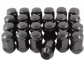 Wk5455b Wheel Mate 24 X 12x1.5 Black Bulge Acorn Lug Nuts Fits Most Toyota Tacomas Free Ship