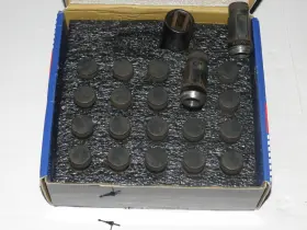 M14x1.50 Wheelmate 33006b P4 Monster Lug Nut Kit 19mm Hex Black 20 Piece Set Used