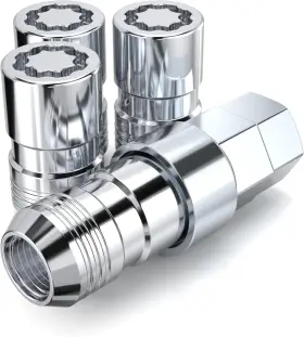 Mg40910slam White Knight 40910 Chrome M14x1.50 Thread Size 1.64 Inch L Conical Seat