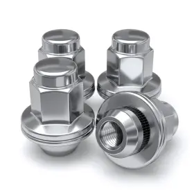 5309dl-4 White Knight M14 X 1.50 Thread Lug Nut For Toyota Land Cruiser/sequoia/tundra