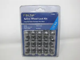 773804 White Knight New Spline Wheel Lock Kit Acorn 1/2 Inch Rh Conical