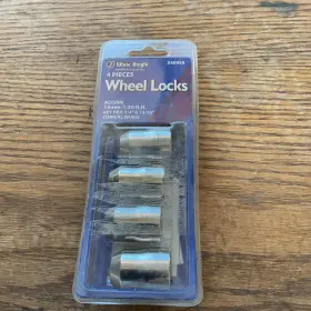 14mm-1.50 White Knight Wheel Accessories 240905 Acorn Lock Key Hex 3/4 Inch And 13/16 New