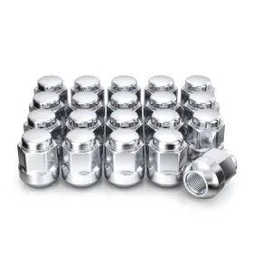 Wn20107-20am White Knight Lug Nuts M12x1.5 Chrome Radius Seat 20 Pack Honda Acura Style