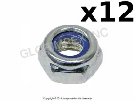 900-910-012-02 Wurth Porsche 1965-1992 Nyloc Nut - 6 Mm 12 Pcs 1 Year Warranty