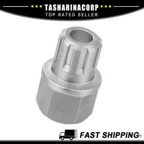X Autohaux 703820906926 54/9pt Wheel Lock Key Lug Nut Anti Theft Screw For Vw Audi