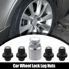 M12x1.5 X Autohaux 746453216932 5pcs Car Wheel Lock Lug Nuts Anti Theft Nut Screw For Toyota Rav4