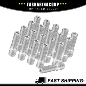 M12x1.5 X Autohaux 766549191936 Piece Of 20 M14x1.5 To 50mm Car Wheel Stud Fit For Audi