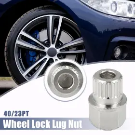 X Autohaux 782685720014 40/23pt Hollow Car Anti Theft Wheel Lock Lug Nut Screw Removal Key For Bmw