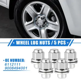 9008494001 X Autohaux 9008494001/6112111 5 Pcs Wheel Lug Nuts Compatible For Toyota Avalon Camry M12x1.5 Tire Lugnuts