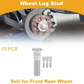 C23633062 X Autohaux Bp4k33062/c23633062 M12x1.5 Wheel Lug Stud For Mazda Mazda3 2008-2012 10 Pcs