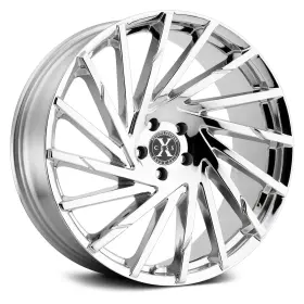 X02251515 Xcess X02 Wheel 22x9 15 5x114.3 72.6 Chrome Single Rim