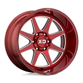 Xd84429068918 Xd Series Xd844 Pike Brushed Red With Milled Accents 20x9 6x139.7 18 Wheel Single Rim