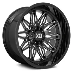 Xd85922067318n Xd Series Xd859 Gunner Wheels 22x10 -18 6x139.7 106.1 Black Rims Set Of 4